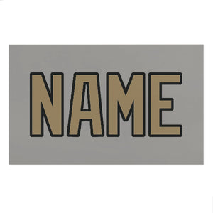 Custom Gray Light Khaki Beach Towel