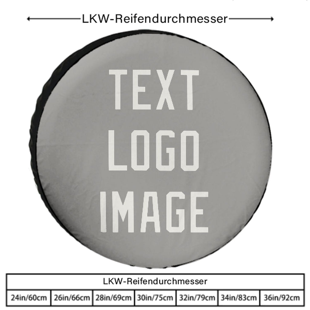 Custom Gray White Truck Tires