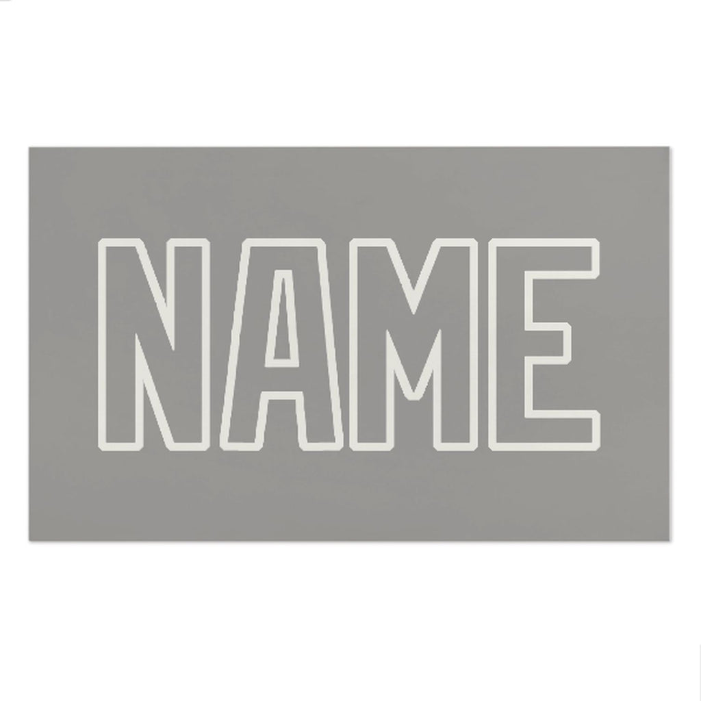 Custom Gray Gray Beach Towel