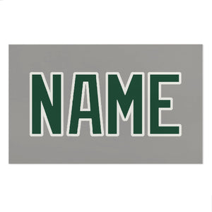 Custom Gray Green Beach Towel