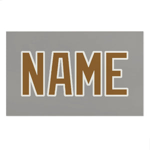 Custom Gray Khaki Beach Towel