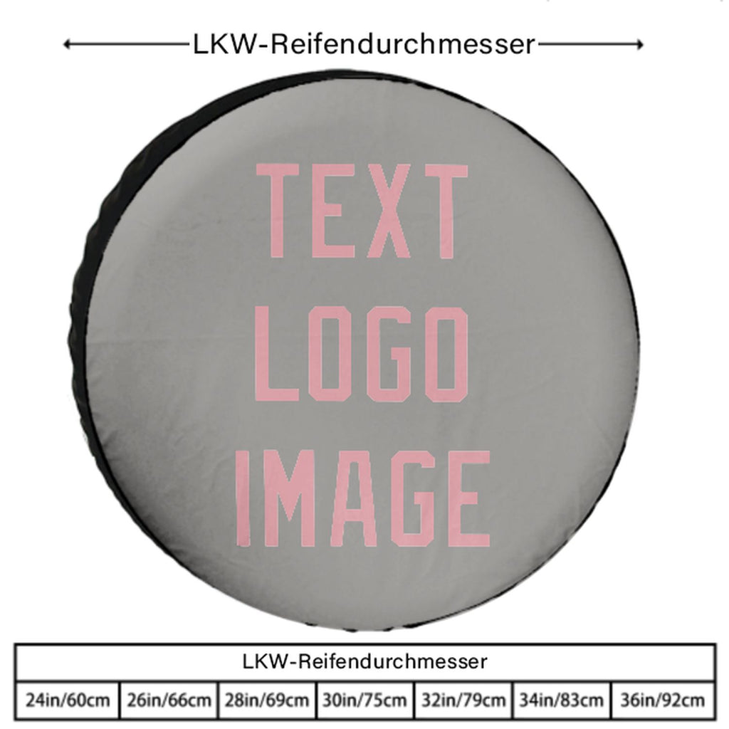 Custom Gray Light Pink Truck Tires