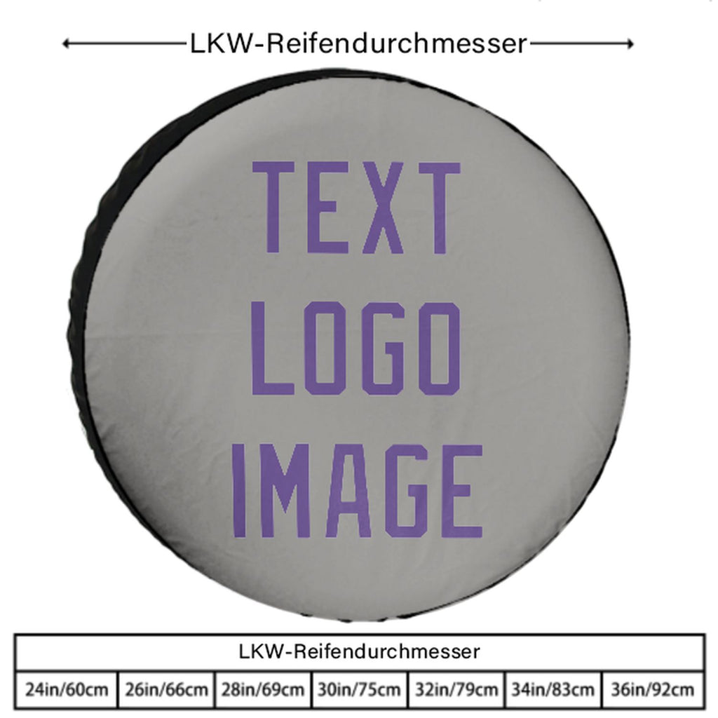 Custom Gray Light Purple Truck Tires