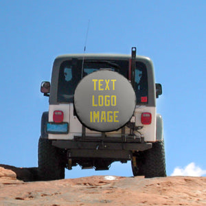 Custom Gray Light Yellow Truck Tires