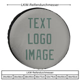 Custom Gray Blue Green Truck Tires