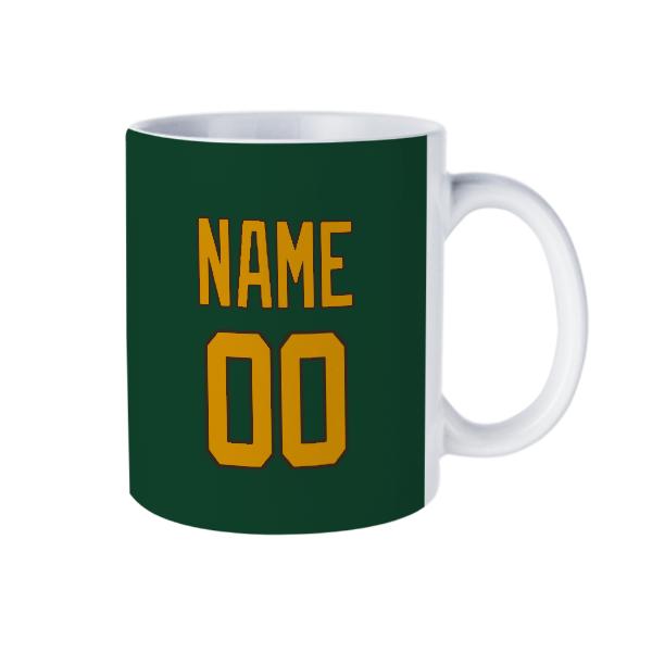 Custom Green Yellow Mug