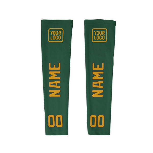Custom Green Yellow Arm Sleeve