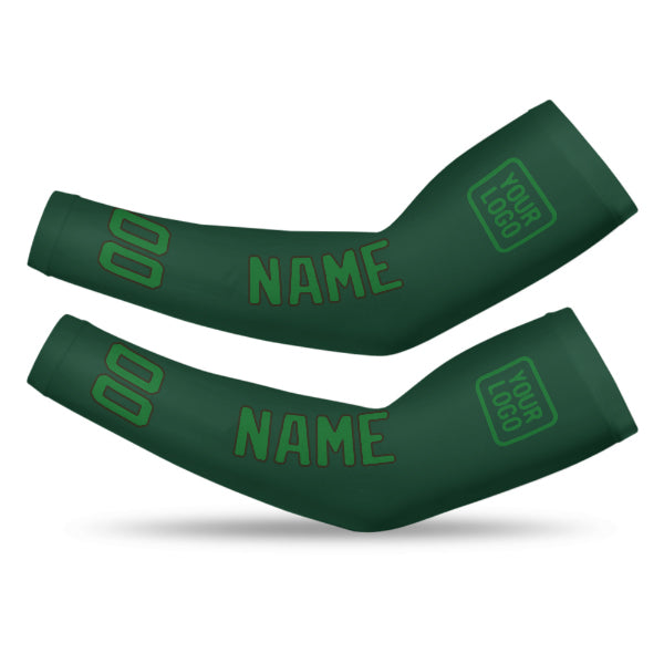 Custom Green Emerald Green Arm Sleeve