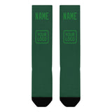 Custom Green Emerald Green Knee-High Sock