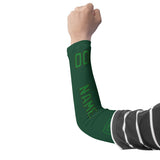 Custom Green Emerald Green Arm Sleeve