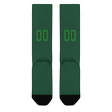 Custom Green Emerald Green Knee-High Sock