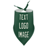 Custom Green Cream Pet Scarf