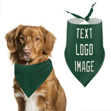 Custom Green Cream Pet Scarf