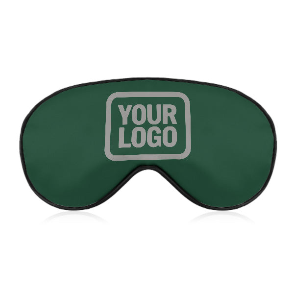 Custom Green Gray Sleep Mask