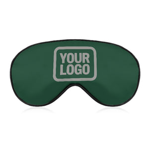 Custom Green Gray Sleep Mask