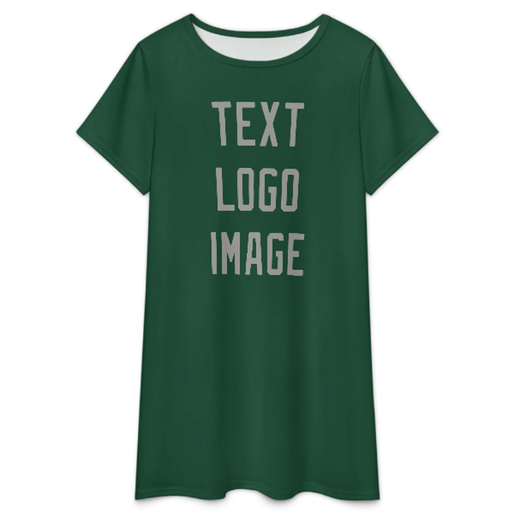 Custom Green Gray Nachthemd