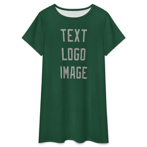 Custom Green Gray Nachthemd