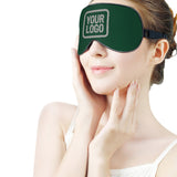 Custom Green Gray Sleep Mask