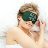 Custom Green Gray Sleep Mask
