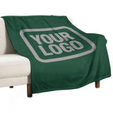 Custom Green Gray Blanket