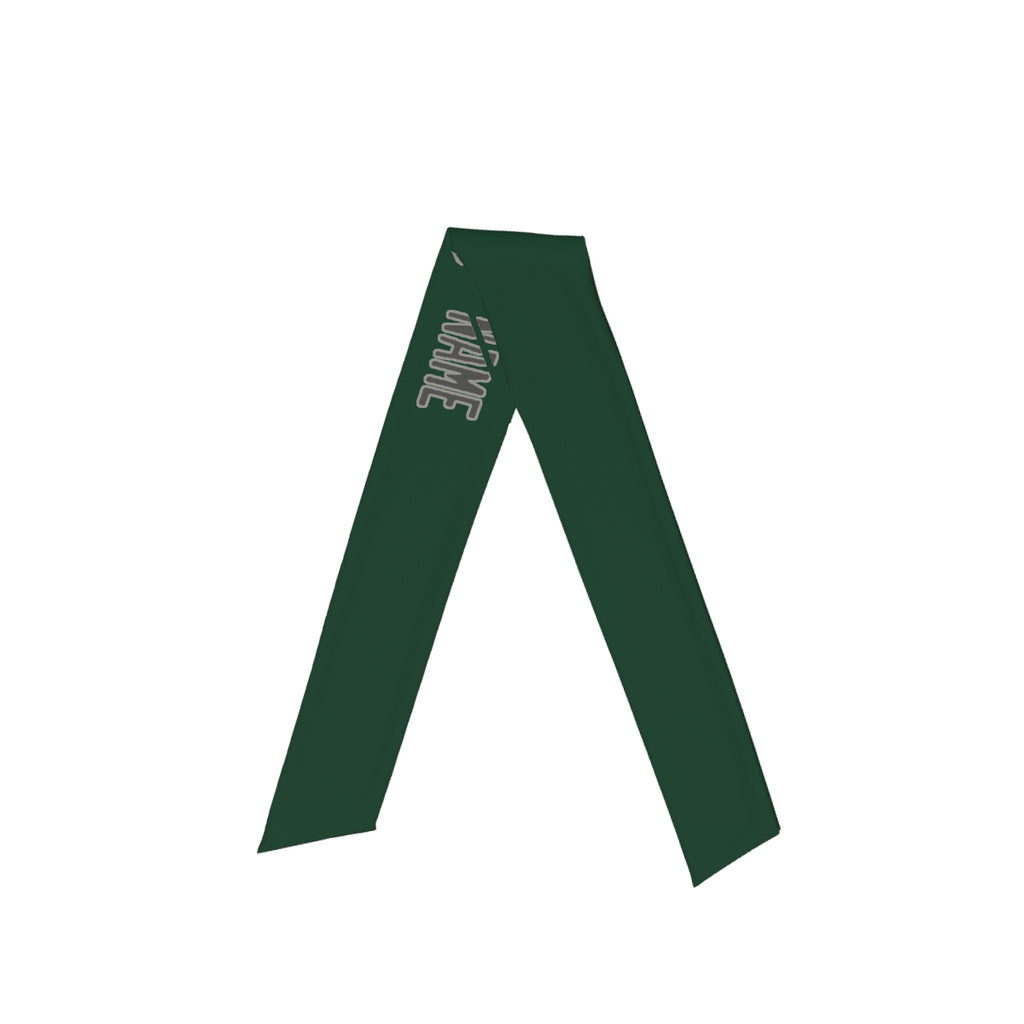 Custom Green Dark Grey Headband