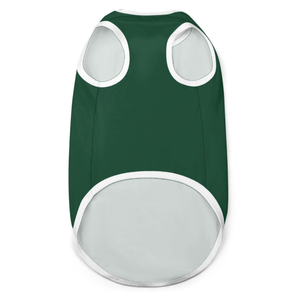 Custom Green Dark Grey Pet Vest