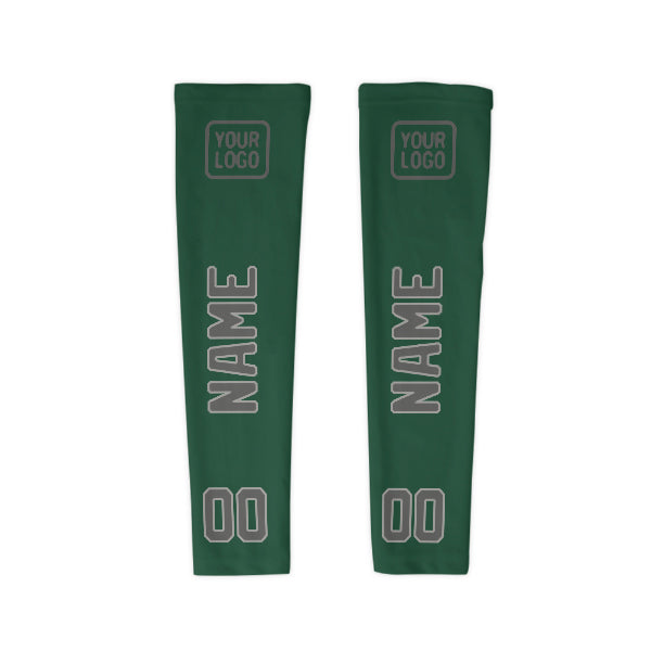 Custom Green Dark Grey Arm Sleeve