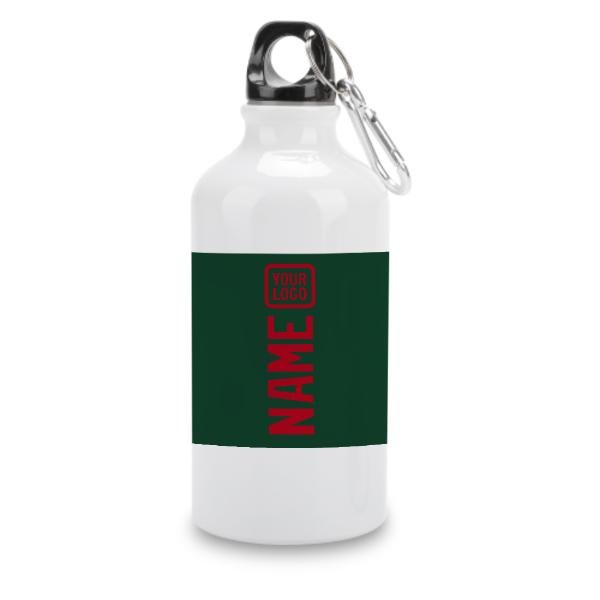 Custom Green Red Sports Bottle