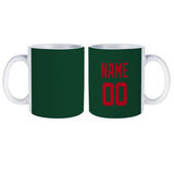 Custom Green Red Mug