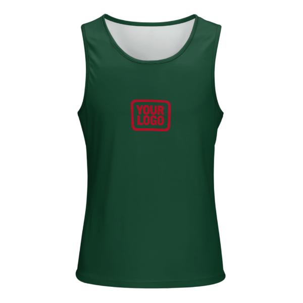 Custom Green Red Men's Tank Top
