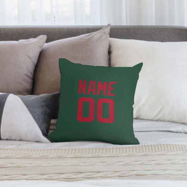 Custom Green Red Pillowcase