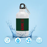 Custom Green Red Sports Bottle