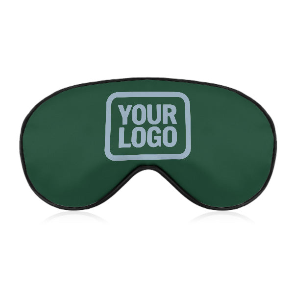 Custom Green Light Blue Sleep Mask