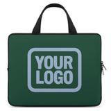 Custom Green Light Blue Laptop Bag
