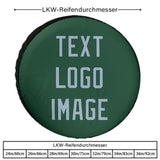 Custom Green Light Blue Truck Tires