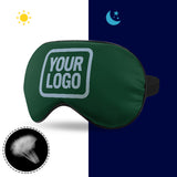 Custom Green Light Blue Sleep Mask