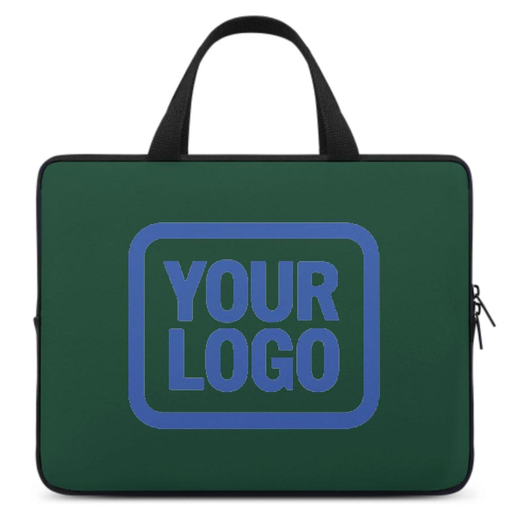 Custom Green Sky Blue Laptop Bag