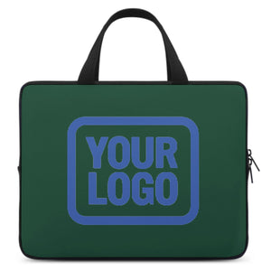Custom Green Sky Blue Laptop Bag