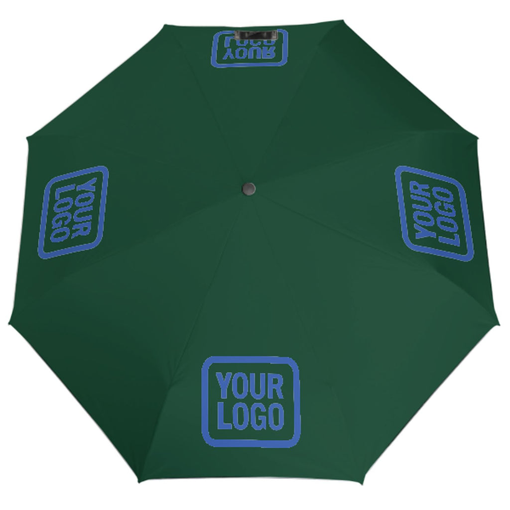 Custom Green Sky Blue Automatic Umbrella