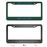Custom Green Sky Blue License Plate Frame