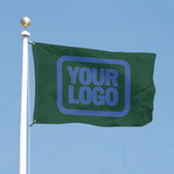Custom Green Sky Blue Flag