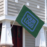 Custom Green Sky Blue Flag