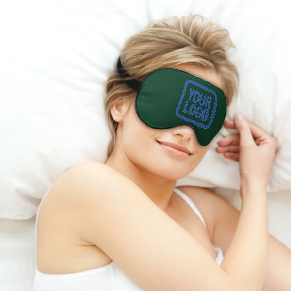 Custom Green Sky Blue Sleep Mask