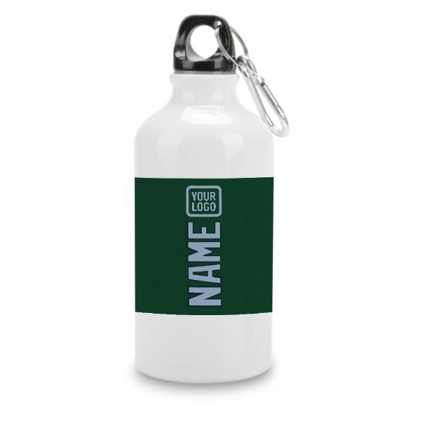 Custom Green Light Blue Sports Bottle