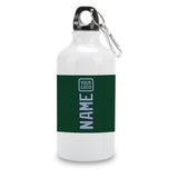 Custom Green Light Blue Sports Bottle