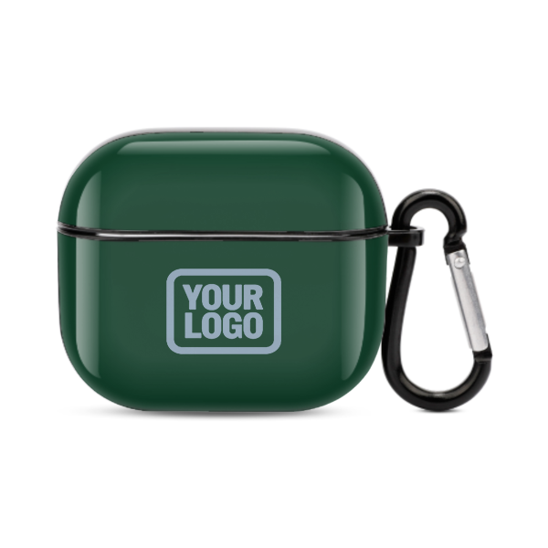 Custom Green Light Blue AirPods Case (3rd Generation)