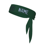 Custom Green Light Blue Headband