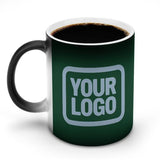 Custom Green Light Blue Magic Mug