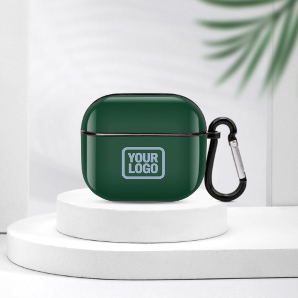 Custom Green Light Blue AirPods Case (3rd Generation)