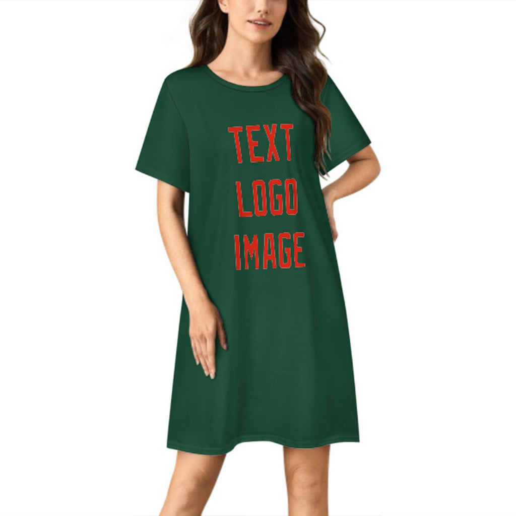 Custom Green Orange Red Nachthemd